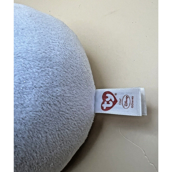 Disney Frozen Olaf Snowman 15" Knitted Stuffed Animal & 12" Ty Olaf Pair - Picture 3 of 13